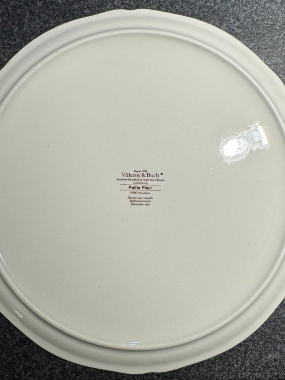 Villeroy & Boch 'Petite Fleur' Cake Plate/Serving Platter, Porcelain, Vintage - Picture 6 of 7